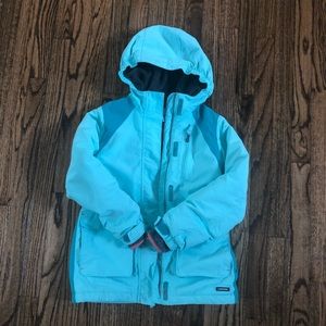 LANDS’ END Kids Winter Jacket, Girls Small (7-8)